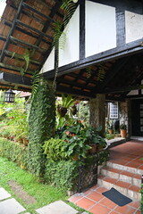 Fototapeta na wymiar An Old English Smoke House in Cameron Highlands, Malaysia