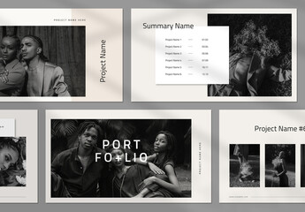 Digital Portfolio Layout