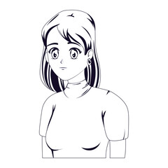 anime girl drawing style