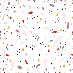 Seamless pattern Granite stone terrazzo floor texture background