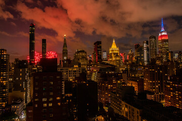 Fototapeta na wymiar NYC skyscape