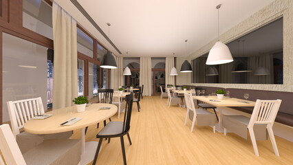 夜景が見えるレストラン