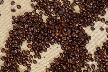 coffee beans in the coffee shop