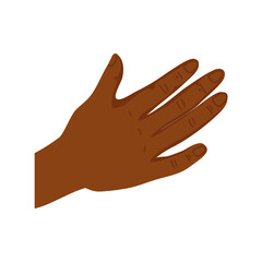 afro hand human receiving