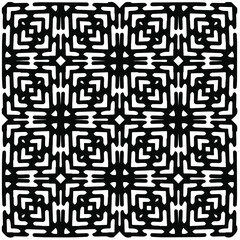 Abstract background with black and white pattern. Unique geometric vector swatch. Perfect for site backdrop, wrapping paper, wallpaper, textile and surface design. 