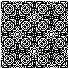 Abstract background with black and white pattern. Unique geometric vector swatch. Perfect for site backdrop, wrapping paper, wallpaper, textile and surface design. 