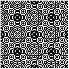 Abstract background with black and white pattern. Unique geometric vector swatch. Perfect for site backdrop, wrapping paper, wallpaper, textile and surface design. 