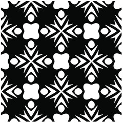 Fototapeta na wymiar Abstract background with black and white pattern. Unique geometric vector swatch. Perfect for site backdrop, wrapping paper, wallpaper, textile and surface design. 