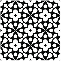 Abstract background with black and white pattern. Unique geometric vector swatch. Perfect for site backdrop, wrapping paper, wallpaper, textile and surface design. 