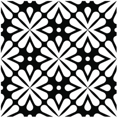 Abstract background with black and white pattern. Unique geometric vector swatch. Perfect for site backdrop, wrapping paper, wallpaper, textile and surface design. 