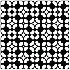 Abstract background with black and white pattern. Unique geometric vector swatch. Perfect for site backdrop, wrapping paper, wallpaper, textile and surface design. 