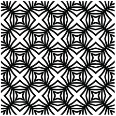 Abstract background with black and white pattern. Unique geometric vector swatch. Perfect for site backdrop, wrapping paper, wallpaper, textile and surface design. 