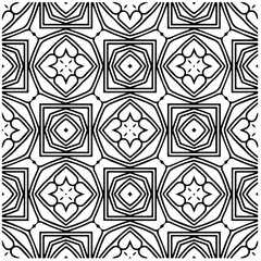 Abstract background with black and white pattern. Unique geometric vector swatch. Perfect for site backdrop, wrapping paper, wallpaper, textile and surface design. 