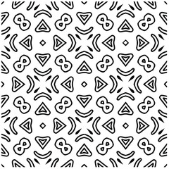 Abstract background with black and white pattern. Unique geometric vector swatch. Perfect for site backdrop, wrapping paper, wallpaper, textile and surface design. 
