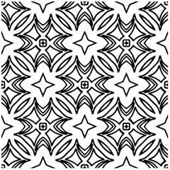 Abstract background with black and white pattern. Unique geometric vector swatch. Perfect for site backdrop, wrapping paper, wallpaper, textile and surface design. 