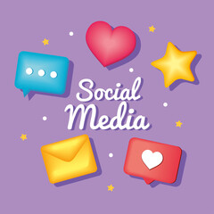 social media lettering