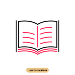 book icons  symbol vector elements for infographic web