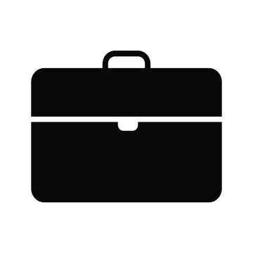 Black Briefcase Icon