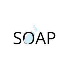 Soap bar icon logo free vector