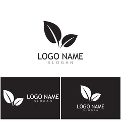 Leaf icon Vector Illustration design Logo template