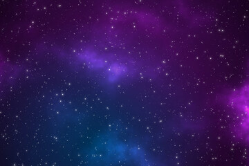 Fototapeta na wymiar Space galaxy sky with starfield at night