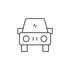 Obraz premium Car, Automobile, Transportation Thin Line Icon Vector Illustration Logo Template. Suitable For Many Purposes.