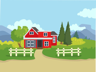 House illustration vector