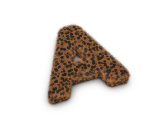 Fur letter A