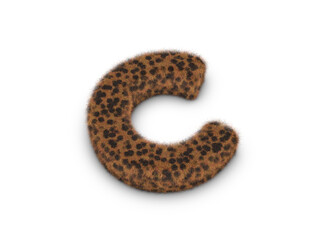 Fur letter C