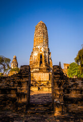 Wat Phra Ram ruin temple in Phra Nakhon Si Ayutthaya, Thailand