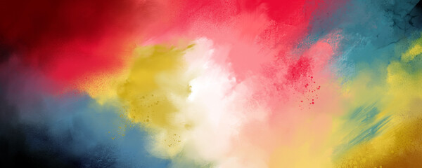 Abstract painting mixes many colors and textures for backgrounds and wallpapers