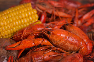 Spicy Louisiana Boiled Crawfish