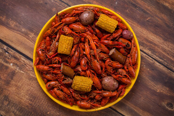Spicy Louisiana Boiled Crawfish