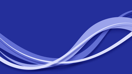 Abstract background banner design blue and white wave lines