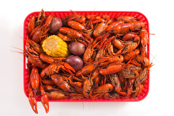 Spicy Louisiana Hot Boiled Crawfish