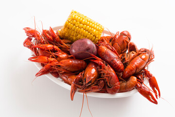 Louisiana Spicy Boiled Cajun Crawfish