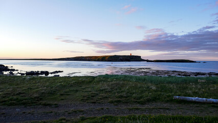 Peninsula at dusk, Raufarhofn, Iceland