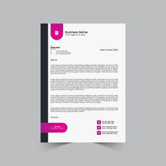 Corporate or Business Letterhead Template Design, Brand Identity, Join Letter, Company Profile with Creative, Eye Catching, Professional, Modern and Abstract Vector A4 Size Layout