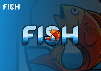 Fish no.3 : Fish on the letter 