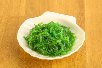 Japanese traditional seaweed salad Chukka
