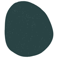 Hand drawn abstract organic shape with grainy texture. Abstract blob organic shape. Creative contemporary aesthetic abstract doodle elements vector illustration.