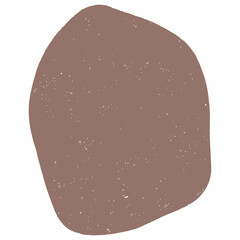 Hand drawn abstract organic shape with grainy texture. Abstract blob organic shape. Creative contemporary aesthetic abstract doodle elements vector illustration.