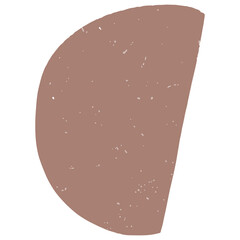 Hand drawn abstract organic shape with grainy texture. Abstract blob organic shape. Creative contemporary aesthetic abstract doodle elements vector illustration.