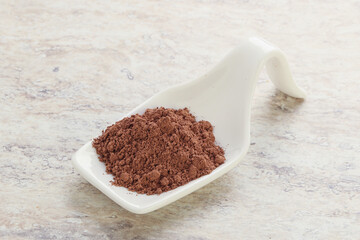 Natural organic cocoa powder for culinary