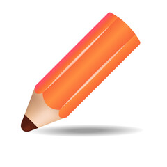  Pencil. School design. Office design. Vector illustration