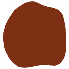 Hand drawn abstract organic shape with grainy texture. Abstract blob organic shape. Creative contemporary aesthetic abstract doodle elements vector illustration.