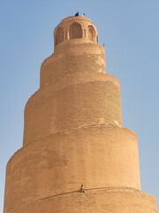 Spiral Minaret in Iraq looking like the Babylon Tower 