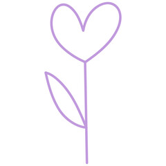 Hand drawn heart icon. Decorative valentine doodle elements. Doodle heart vector illustration.