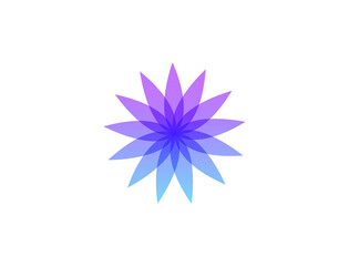 flower icon vector design. eps 10.