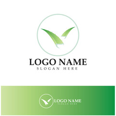 aloe vera logo design icon vector